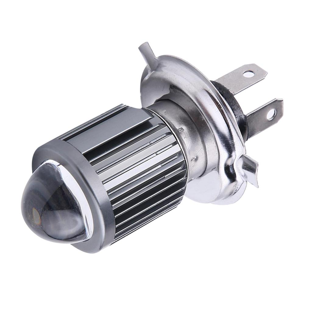 Motorcycle LED Headlight Bulbs with Lens Bright Light Hi/Lo Beam Super Bright Headlamp