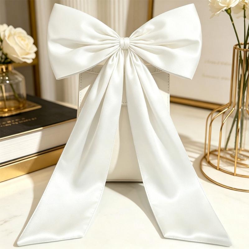 Large Bow Themed Party Decorations Christmas Tree Topper Bow Ribbon for Christmas Wedding Birthday Party Wall Pendant Decor 1PC