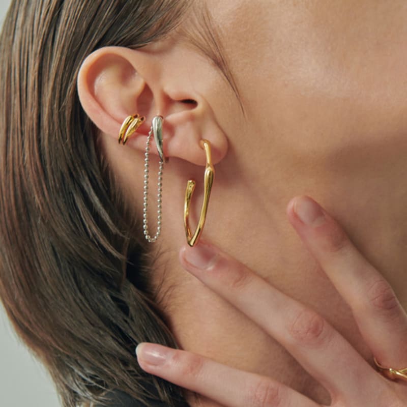 

heradi Wave004Earring Yellow