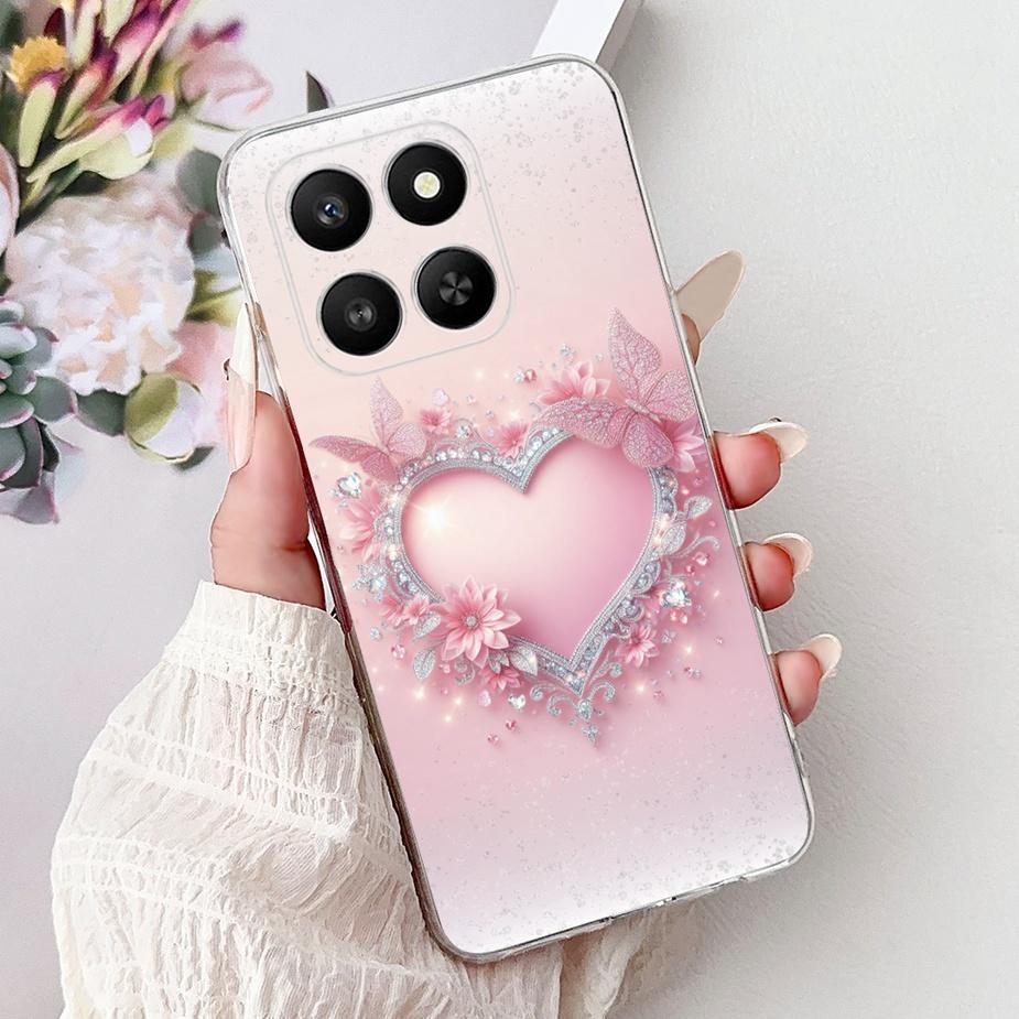For Honor 400 Smart 5G Case LGN-NX1 Cute Cat Painted Cover Soft Silicone Case For Honor X7d 4G HonorX7d 5G Honor400 Smart Bumper