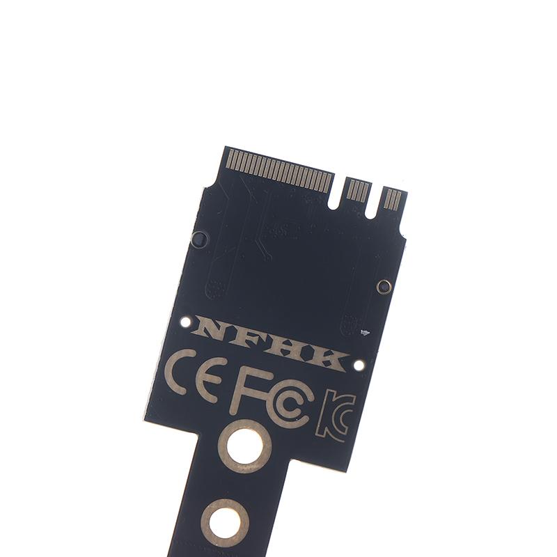 M.2 A+E To Nvme Ssds Adapters M.2 Wifi Interfaces A+E To M Pcie4.0 Risers Card With Bracket For 2230 Nvme Ssds