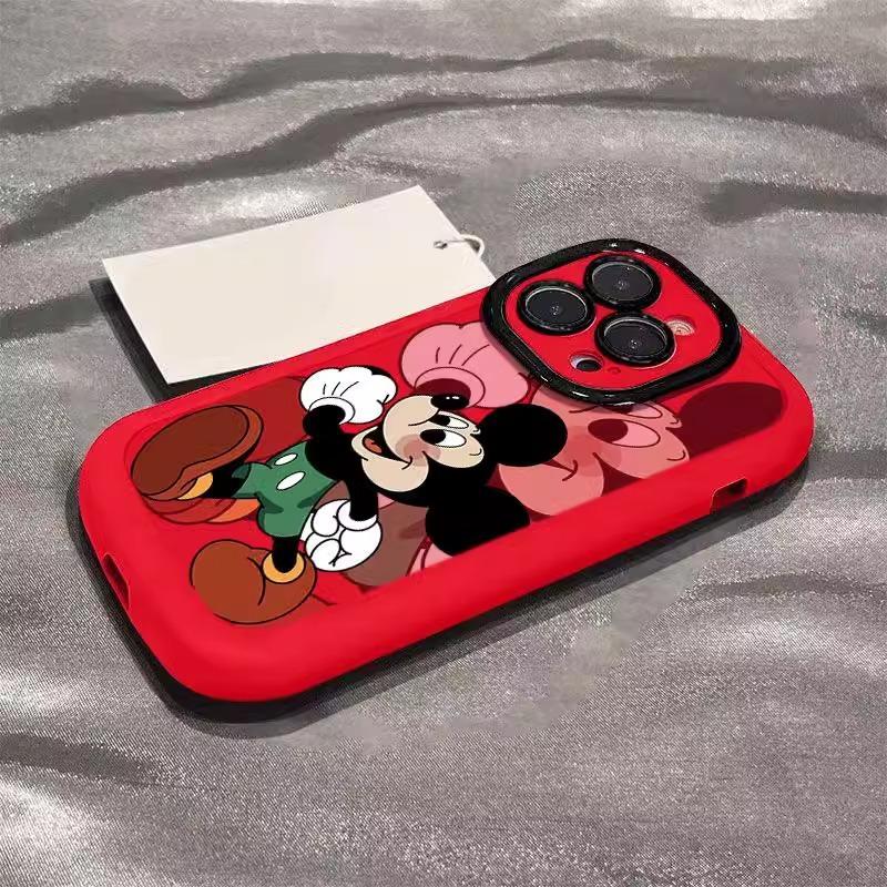 

Подходит для чехла для мобильного телефона Apple 15promax 16plus Милый Микки iPhone 13 Мультяшный 14 Пухлый 12 Защита от падения iPhone 12 Pro