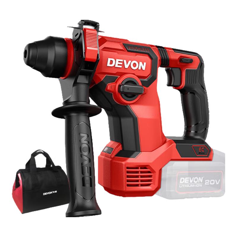 

Devon 20V Cordless Brushless Rotary Hammer Drill CN plug (adapter included)