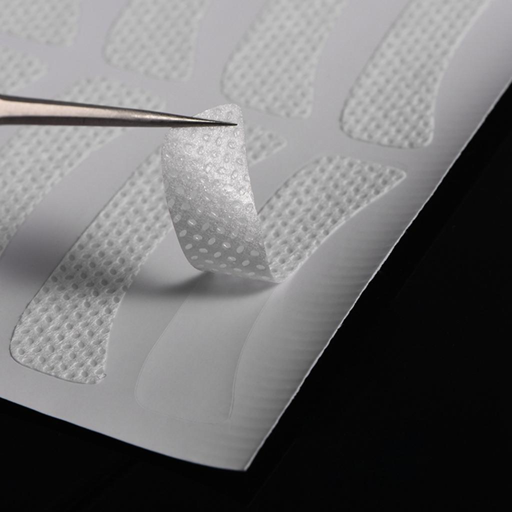 100Pcs Makeup Eye Sticker Soft NOn Woven Eyelash Extension Tinting Tape False Eyelash Pad