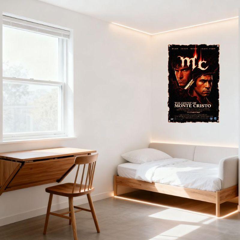 The Count of Monte Cristo Movie Metal Tin Sign Vintage Distressed Wall Plaque Art for Home Bar Man Cave Decor