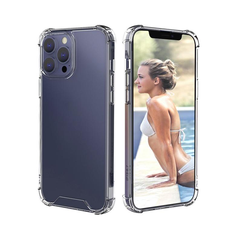 1.5MM Transparent Covers Shockproof Protective Soft Mobile Phone Cellphones Cases Blank Phone Case for iPhone 13 14 15 Pro Max