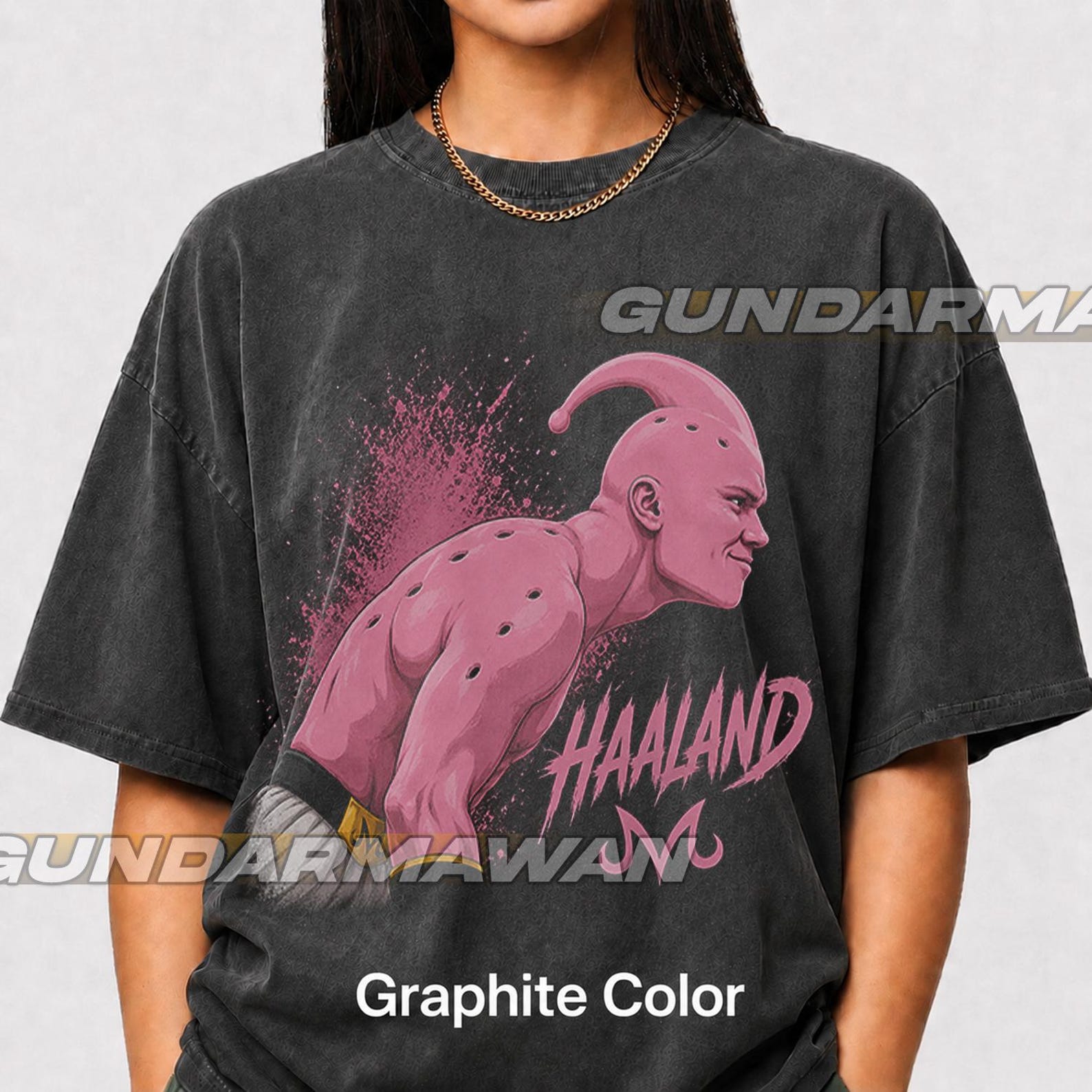 Erling Haaland Shirt, Funny Erling Haaland Meme Shirt, Erling Halaand Majin Buu Shirt, Haaland 9 Norway Soccer Tee, Norway Flag Game Day RZ M