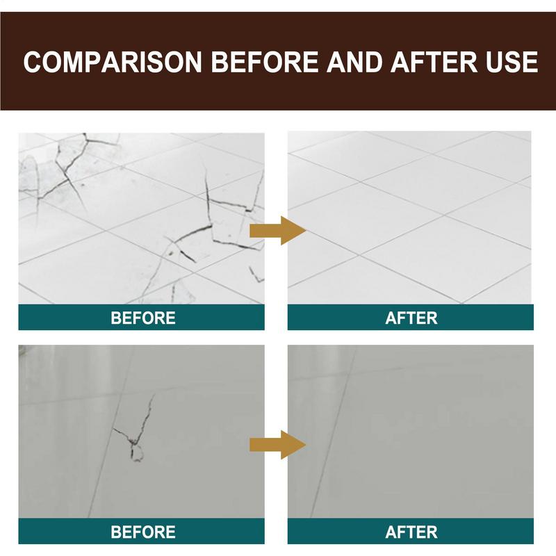 Ceramic Repair Paste Tub Tile Repair Kit Porcelain Crack Chip Floor Repairing Cream Paste  High Gloss Epoxy Tile Adhesive