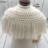 Expanded 12CM Cotton Hollow Fringe Lace Trim in Pastoral Beige