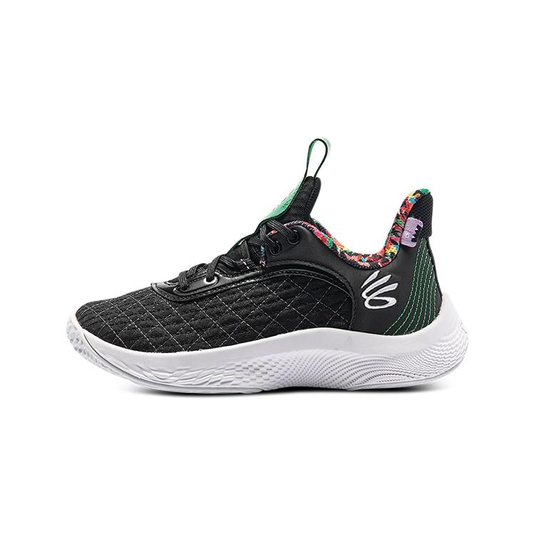 (PS) Under Armour x Sesame Street Curry 9 Black Green Kids 3024250-002 EU 28