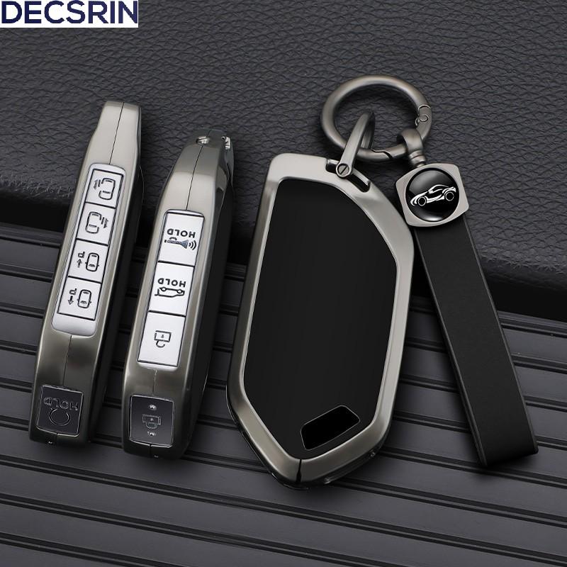 5/6/7/8/9 Buttons Zinc Alloy Leather Car Key Case Cover Shell Remote Key Fob For Kia Picanto Sorento Mq4 Carnival Ka4 K5 Carens