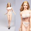 Scale Underwear and Panties for Lingerie Bra and Panties for Lady White Lace Lingerie 1/6 Figures, Swimsuit, Dolls, Gift, Hobby, 12-inch