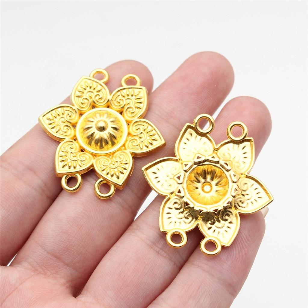 Accessories Parts Four-Hole Necklace Connector Wedding Jewelry Findings TA023