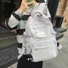 New Junior High School Student Schoolbag Labeling Harajuku Daily Commuting Large-capacity Backpack