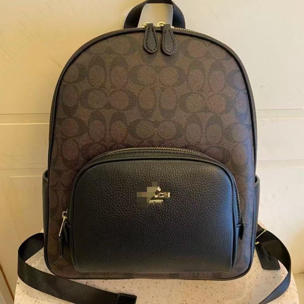 Nová kolekce Evropská a Americká Móda Retro Univerzální Batoh s Dvojitým Zipem Batoh s Velkou Kapacitou