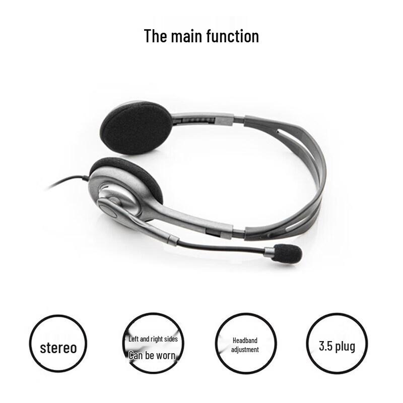 Logitech H110 Stereo Wired Headset