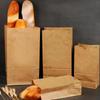 10 Pack Kraft Paper Bags Sturdy Square Bottom Multiple Sizes Reusable Recyclable for Grocery Retail Packaging