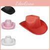 Halloween Party Pink Gold Glitter Denim Hat With Sewing Craft For Costume Accessories