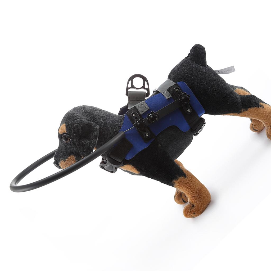 Comfortable Protective Collar Harness Leash Attachment for Blind Dogs to Avoid Collision Polyester for Safety