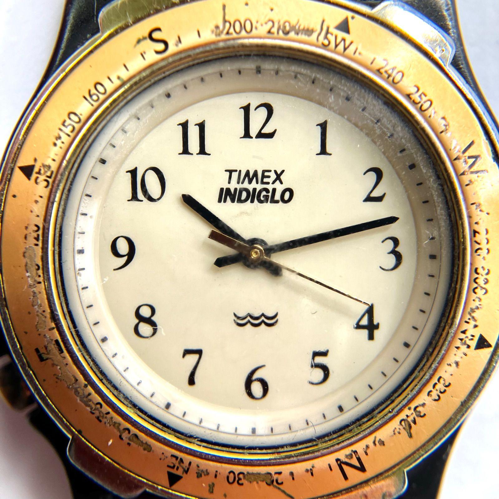 [TIMEX Watch] INDIGLO Men s WATCH with top share in the US 90 s classic model Not in operation