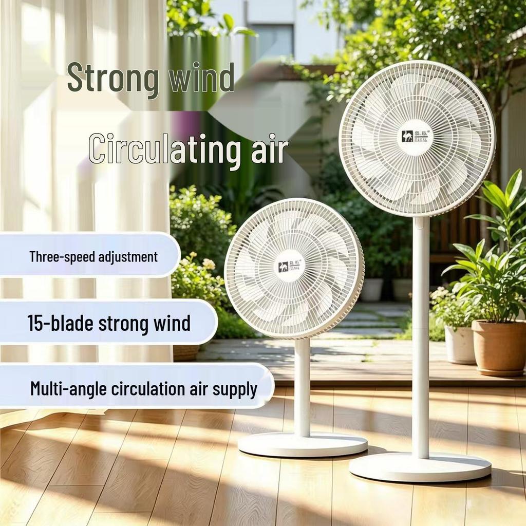 Ventilatore da terra elettrico Camel Ultra Silenzioso - Basso Rumore, Vento Forte, Oscillante, 36dB