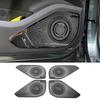 För Hyundai Tucson NX4   Tillbehör Bilinteriör Högtalare Horn Anti-spark Dammskydd Trim Rostfritt Svart Dekor
