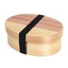 Miyoshi Lacquerware Honpo Magewappa Bento Oval Single Dishwasher and Microwave Made of Natural Suitable for and Perfect for Kanoryu Box, 700ml, Shape,
