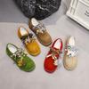 Women's Loafers Non-slip Square Heel Formal Oxford Shoes Women Plus Size Genuine Leather Female Shoes