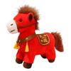 Horse Plush Doll Horse Brings Wealth Festival Zodiac Souvenir with PP Cotton Filling 2026 Chinese New Year Decor