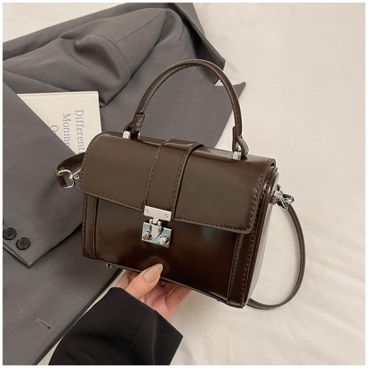 Premium Texture Small Bag Women's 2025 New Fashion Simple Shoulder Small Square Bag Messenger Bag