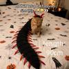Cat Centipede Costume Funny Adjustable Pet Cosplay Suit for Small Medium Cats Party Photo Shoot Dress Up Props