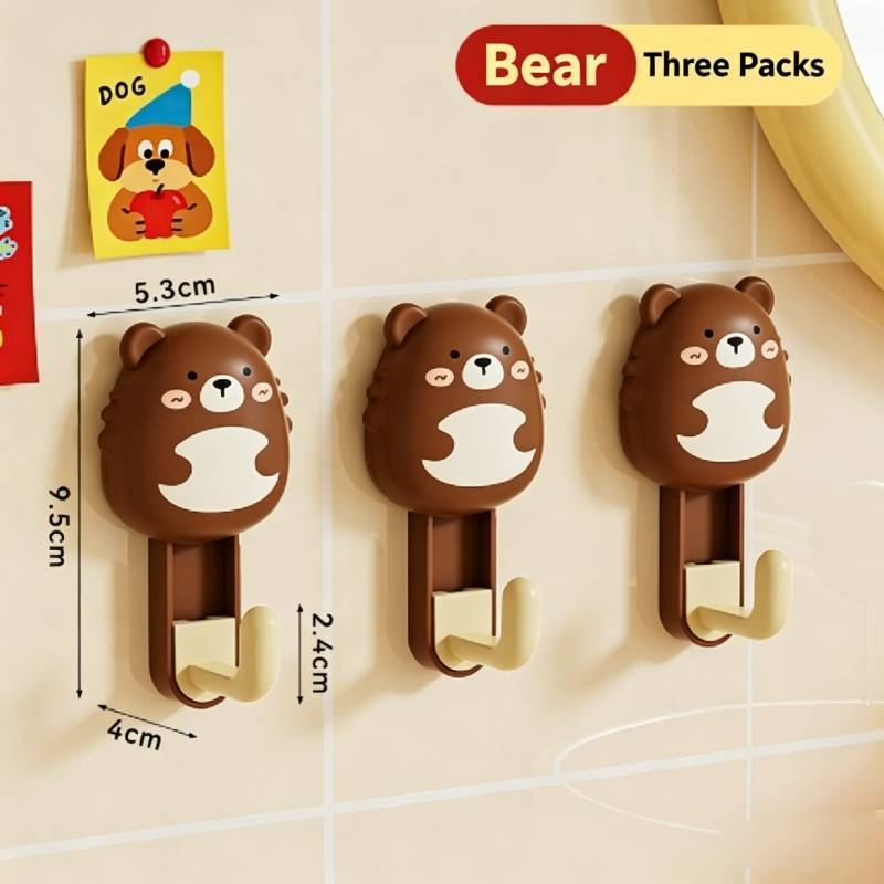 No Trace Invisible Adhesive Hook With Strong Sticky Tape For Kitchen Bathroom Home Organization