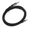 Practical 1.5 Meter 3.5mm Male To Male Sound Line Speaker Power Cable for Automotive Use Gold Plated Tip Aluminum Case