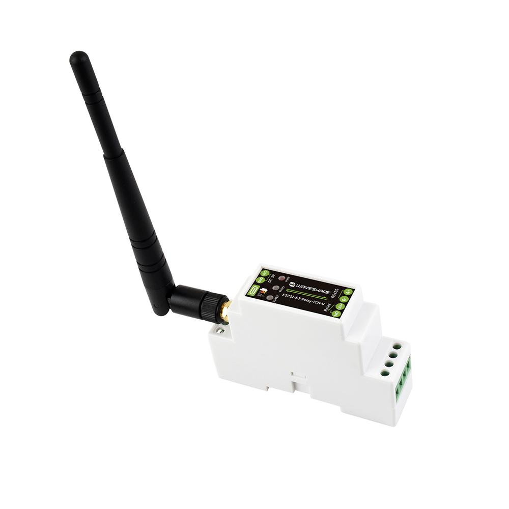 ESP11-S1-RS181 Development board 1-channel WiFi Bluetooth Relay industrial control board Type C With indicator Light & Anten