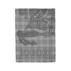 Equestrian Knight Plaid Silk Wool Blend Scarf