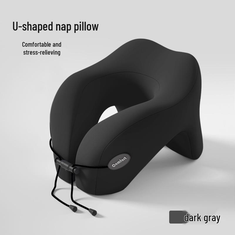 Almofada de Viagem em Espuma de Memória em Forma de U para Suporte de Pescoço