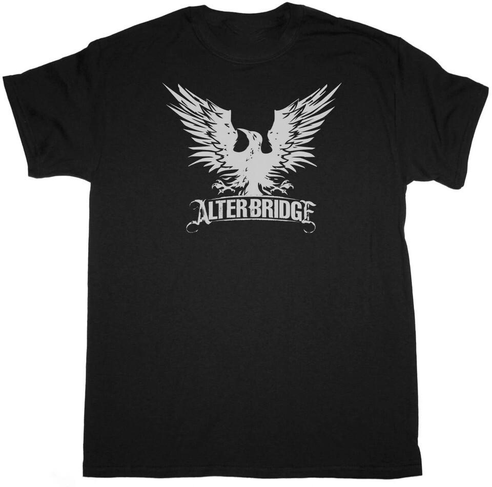 Vtg Alter Bridge Band Short Sleeve Cotton Black Full Size Unisex Shirt L
