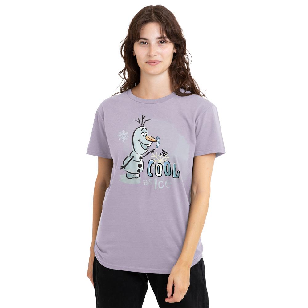 Frozen Womens/Ladies Cool As Ice Olaf & Bruni T-Shirt