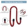 Garage Storage Utility Hooks Garage Garden Tool Organizer Hanging Utility Wall Mount Hooks Heavy Duty Tool Storage Organizer