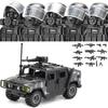 Polizia Cittadina Cina Forze Speciali Blocchi di Costruzione Soldato d'Assalto Figure SWAT Maschera Difesa Gas Armi Militari Mattoncini Giocattoli Bambini