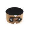 Elegante Tragbare Stahl-Kaffeebecher-Abdeckung PU-Leder Hitzebeständige Espresso-Tassenhülle Für Heißes Und Kaltes Getränk