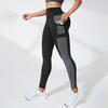 Women's High-Waist Yoga Leggings - European & American Style, Hip-Lifting, Breathable, Sexy Stitching for Running.