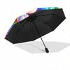 1pc Hello Kitty Bridge Automatic Opening/Closing Umbrella - Portable Folding Design, 8-Rib Iron Frame Outdoor Umbrella, Festive Gift for Fans, Travele