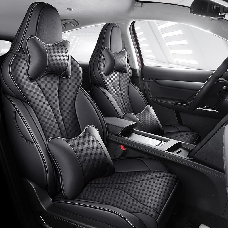 XPENG G3I Leather Seat Covers: All-Season, Full Coverage for Five-Seat Electric Vehicle.