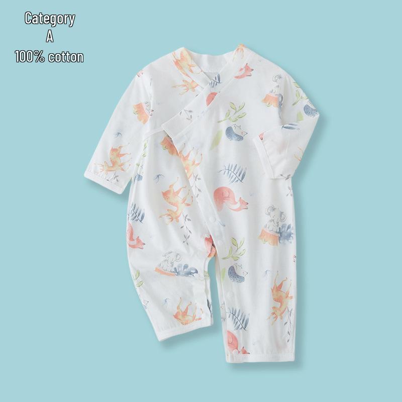 

Хлопковый ромпер А-класса с длинным рукавом - Тонкий летний стиль для новорожденных 73 (Height 65-70CM, 13-17 lbs)