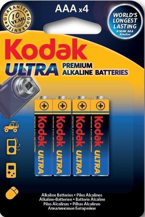 KODAK Ultra Premium K3A-4 LR3 alkaline battery, blister = 4 pcs