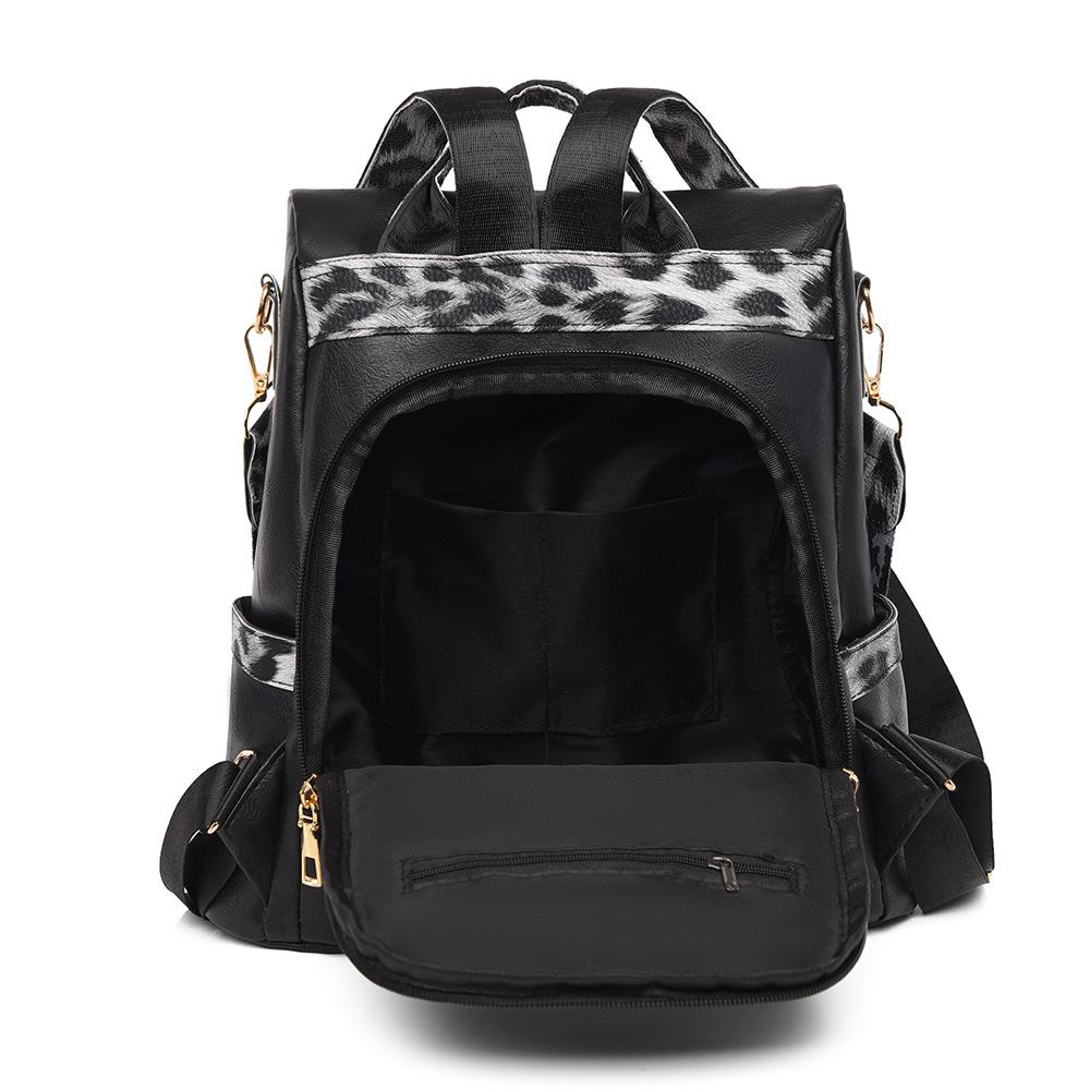 Fashionable Backpack Women's Bag Casual Large-capacity Crossbody Backpack Retro Backpack