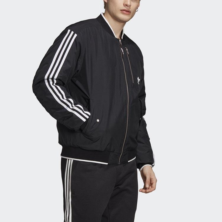 Adidas Originals Trefoil Padded Jacket Warm Windproof Cotton Coat Men Outerwear Black GC8694