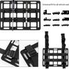 Car Seat Back Organizer Rigid Car Storage Rack With Elastic Rope Adjustable Rear Seat Organizer Versatile Truck Panel For Cars