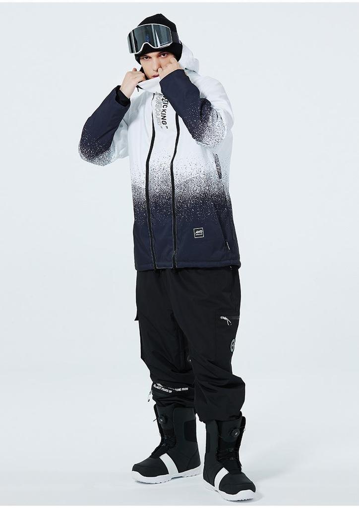 Unisex Winter Ski Suit: Windproof, Water-Repellent Jacket and Pants for Outdoor Snowboarding and Skiing.